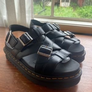 Dr Martens Terry black brando sandals